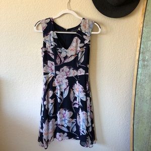 Floral cocktail dress